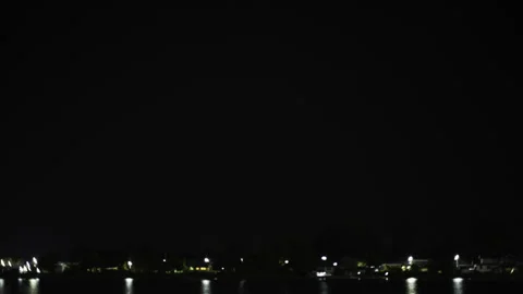 Timelapse Of Dark Clouds Gathering Before Heavy Thunderstorm Stock Footage 337356252