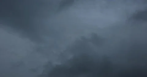 Timelapse of dark clouds that predict a heavy storm Stock Footage 143676482