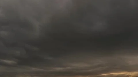 Timelapse dark clouds. Rain clouds. 4K footage Stock-Footage 257397132