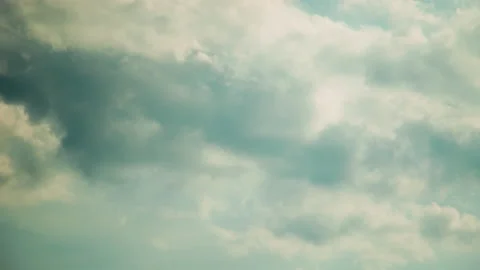 Timelapse - Dark Clouds at Sunset Stock Footage 158778394