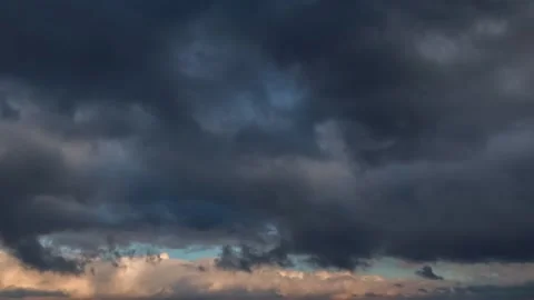Timelapse of dark cloudy sky. Stock Footage 150234899