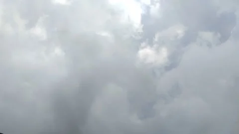 Timelapse of dark dramatic clouds that are about to rain 動画素材 295600643