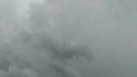 Timelapse of dark dramatic clouds that are about to rain 動画素材 297735574