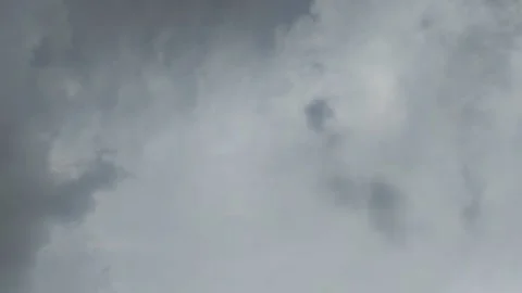 Timelapse of dark dramatic clouds that are about to rain 動画素材 297735752
