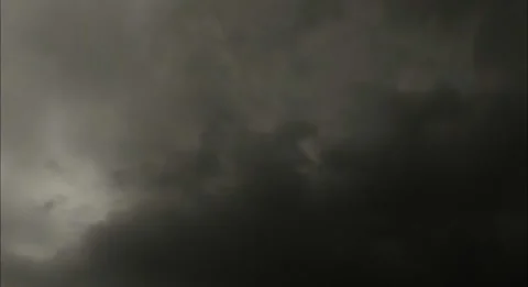 Timelapse of dark dramatic clouds that are about to rain Stock Footage 303948864