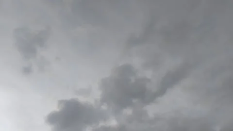 Timelapse of dark dramatic clouds that are about to rain Stockbeeldmateriaal 309902813