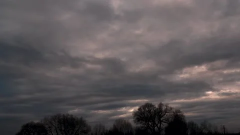 TIMELAPSE Dark sky cloudy background Slow motion epic storm dark cloud stor.. Stock Footage 224236216
