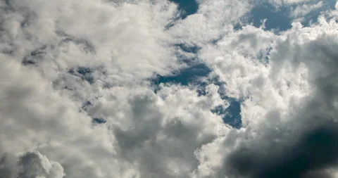 Timelapse dark storm clouds dramatic black sky background Видео 265048060