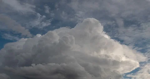Timelapse dark storm clouds dramatic black sky background Vidéo 266769515