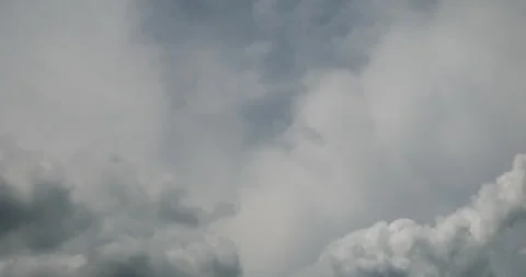 Timelapse dark storm clouds dramatic black sky background Stock-Footage 266769617