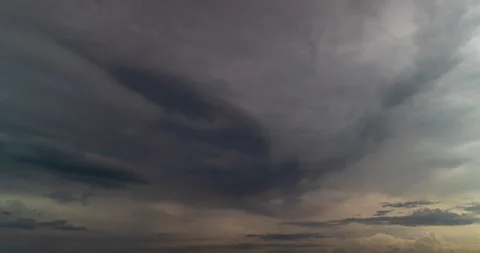 Timelapse dark storm clouds dramatic black sky background 스톡 동영상 273275574
