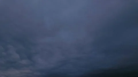 Timelapse of dark stormy clouds atmospheric and mysterious ambience Stock Footage 324507985