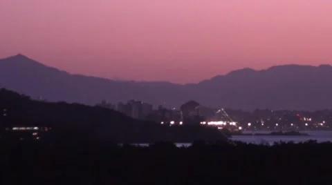 Timelapse day-night nightfall twilight 1080 HD Stock Footage 41269109