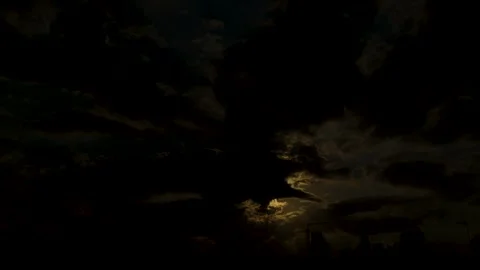 Timelapse, Day to night with Solar Eclipse Stock Footage 344028932