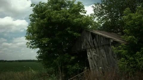 Timelapse decaying barn 스톡 동영상 11588876