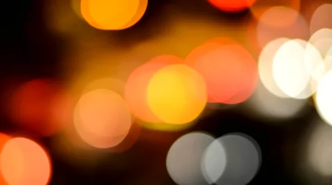 Timelapse of Defocused night traffic lights Video stock 40966233