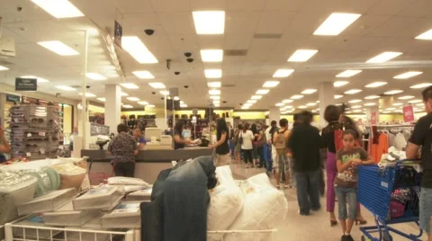 Timelapse Department Store Stock Footage 934613