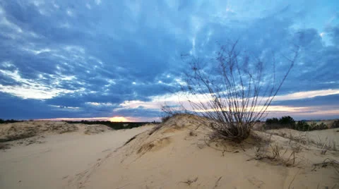Timelapse in desert. Stock Footage 24833271