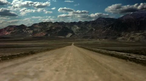 Timelapse desert road Vídeo Stock 11587182