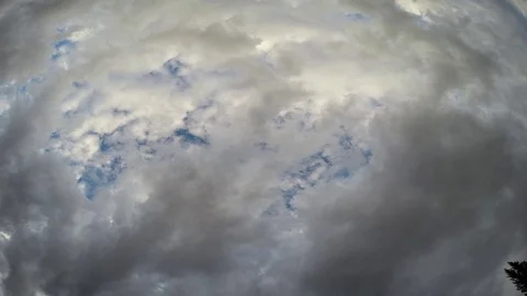 Timelapse of a developing storm in 4K Stock Footage 76531619