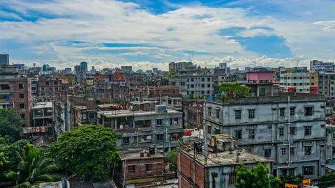 Timelapse Dhaka buildings Video stock 89659217