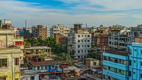 Timelapse Dhaka buildings 스톡 동영상 89659221
