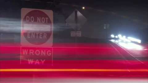 Timelapse Do Not Enter sign Vídeo Stock 11554668