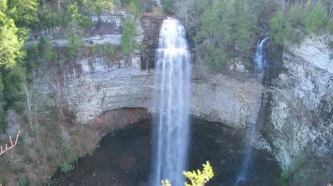 Timelapse Dolly Shot at Fall Creek Falls in Tennessee Video stock 10585487