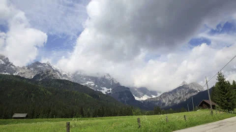 Timelapse Dolomites Stock Footage 24752019