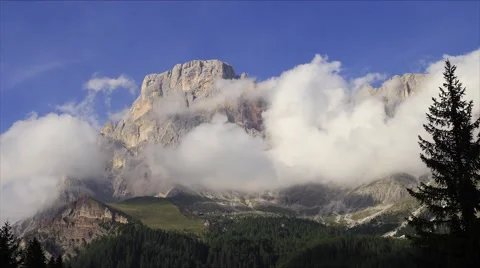 Timelapse Dolomites Video stock 55087207