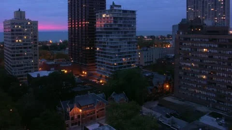 Timelapse downtown apartment 스톡 동영상 11582122