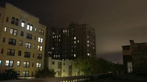 Timelapse downtown apartment 스톡 동영상 11600860