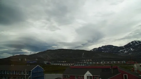 Timelapse, Dramatic Clouds, Greenland. Stock Footage 263907853