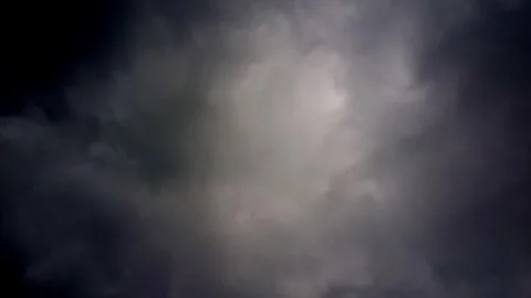 Timelapse of Dramatic Dark Clouds Rolling in the Sky Before Heavy Rainstorm Stockbeeldmateriaal 301275816