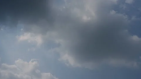 Timelapse of the dramatic dark storm sky and cloud with 4k resolution. Stock Footage 171787363