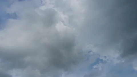 Timelapse of the dramatic dark storm sky and cloud with 4k resolution. Stock Footage 175097538