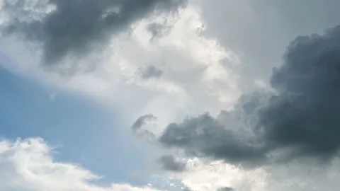 Timelapse of the dramatic dark storm sky and cloud with 4k resolution. Stock-Footage 205584377