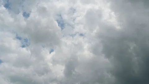 Timelapse of the dramatic dark storm sky and cloud with 4k resolution. Stock Footage 247434054