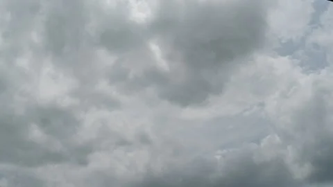 Timelapse of the dramatic dark storm sky and cloud with 4k resolution. Stock Footage 247434082