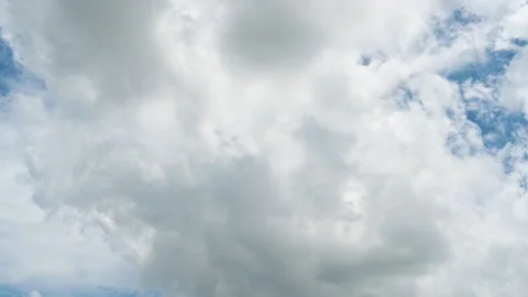 Timelapse of the dramatic dark storm sky and cloud with 4k resolution. Stock Footage 247434710