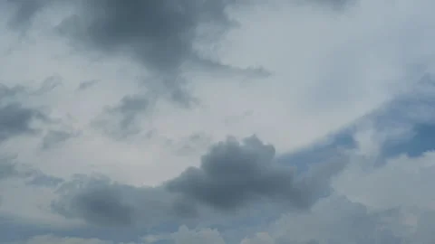Timelapse of the dramatic dark storm sky and cloud with 4k resolution. Stock-Footage 254536248