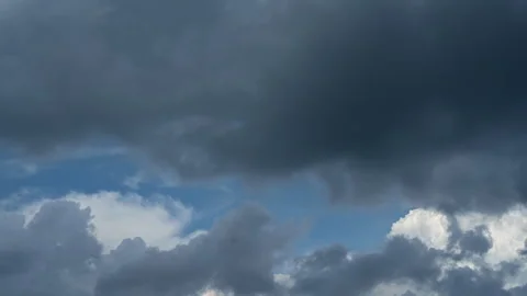 Timelapse of the dramatic dark storm sky and cloud with 4k resolution. Stock-Footage 254536285