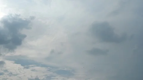 Timelapse of the dramatic dark storm sky and cloud with 4k resolution. Stock Footage 254537606