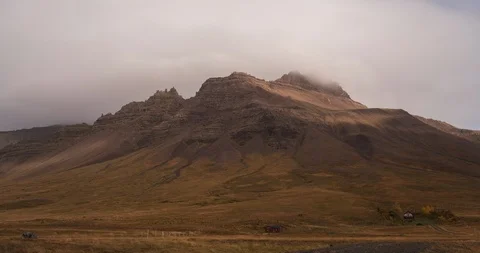 Timelapse of dramatic Icelandic landscape Stock Footage 105617834