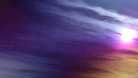 Timelapse, dramatic light, sun and clouds Stock Footage 101698287