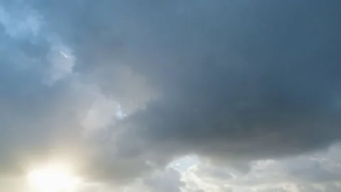 Timelapse of dramatic sky Stock Footage 308162273