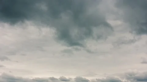 Timelapse of dramatic sky with storm clouds before thunderstorm. Stock Footage 131017088