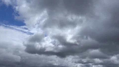 Timelapse Dramatic Stormy Clouds Stock Footage 98937735
