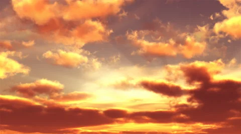 Timelapse of dramatic sunset clouds. Stock Footage 44563184