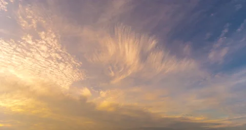 Timelapse dramatic Sunset sky range beautiful landscape dusk golden time vibrant Stock-Footage 159792491